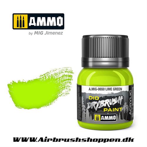  AMIG 650 DDRYBRUSH Lime Green  40 ml. AMIG0650